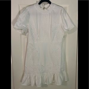 Fashion Nova Innocence is Bliss Mini White dress